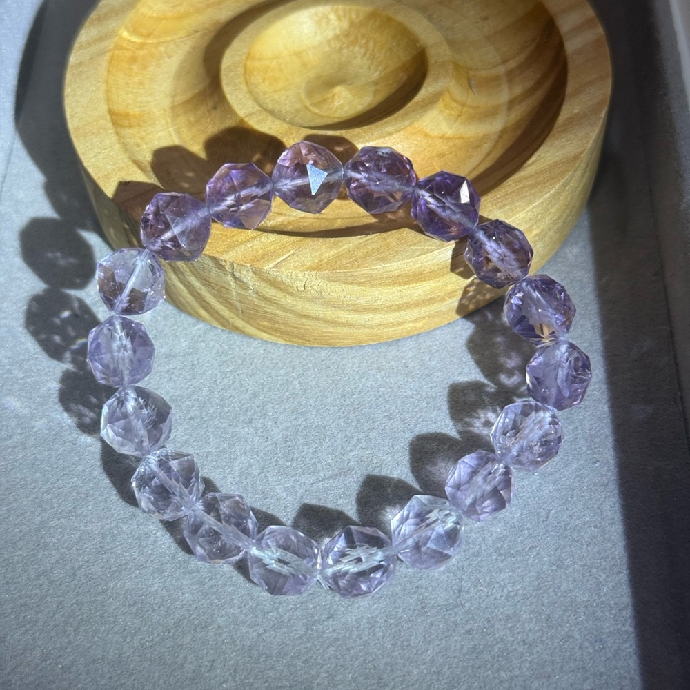 Elegant Purple Crystal Bracelet